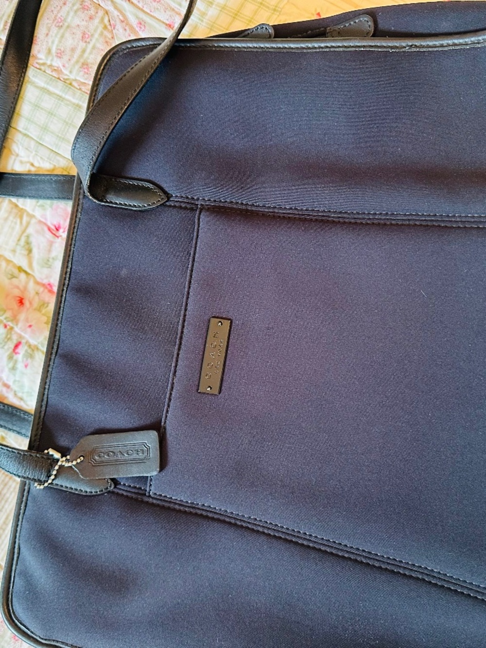 Vintage coach brief case tote bag